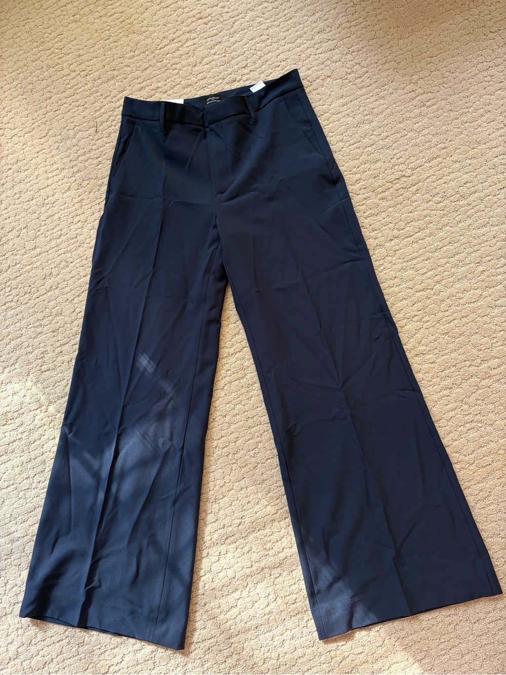 NWT Banana Republic Womens Wide-Leg Dress Pants in Navy